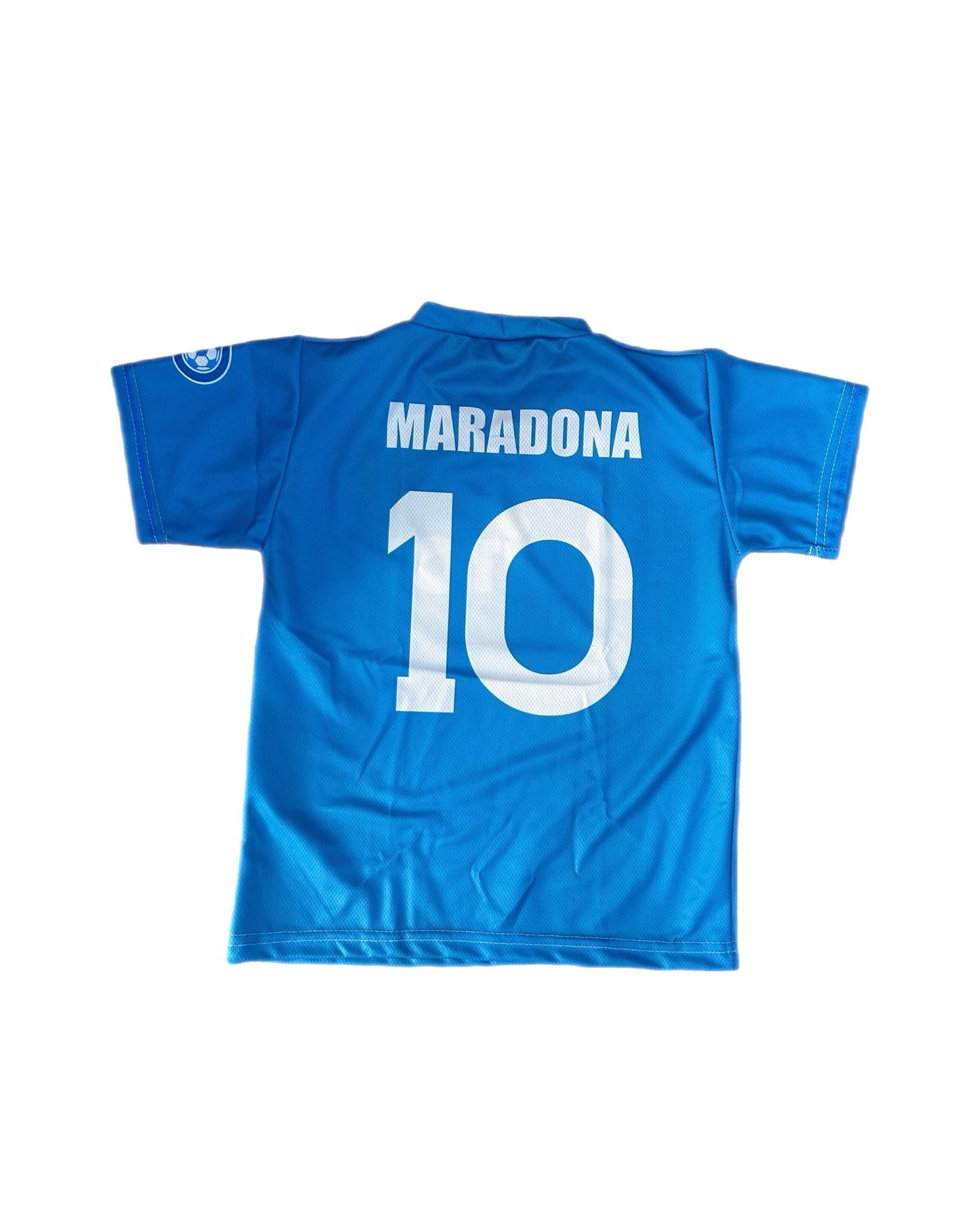 Maglia Buitoni Napoli azzurra Maradona