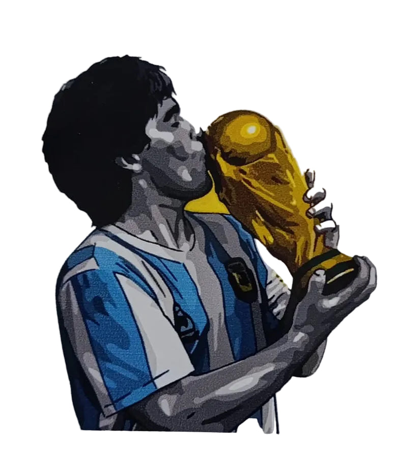 ADESIVO MARADONA COPPA DEL MONDO