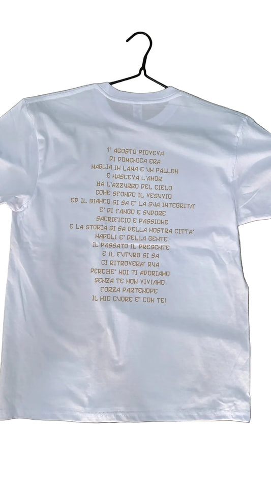 T-SHIRT 100 ANNI CORO BIANCA