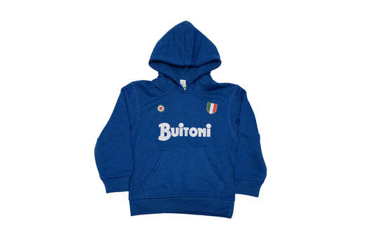 Felpa Buitoni Blu 10 Maradona Bimbo