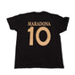 Maglia Buitoni Nera 10 Maradona