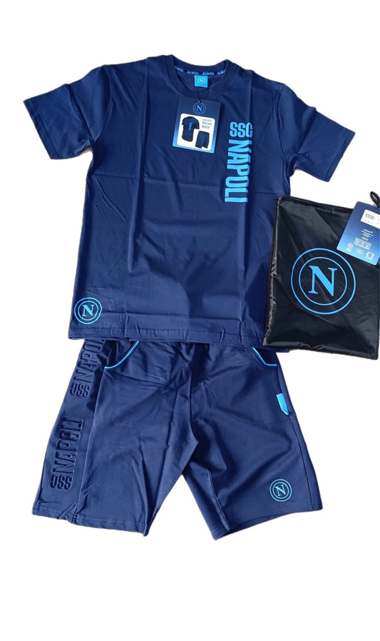 COMPLETO ESTIVO SSC NAPOLI ORIGINALE BLU