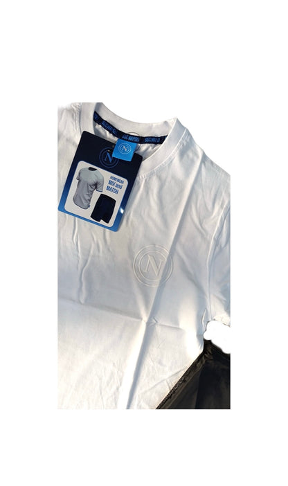 COMPLETO ESTIVO SSC NAPOLI ORIGINALE BIANCO