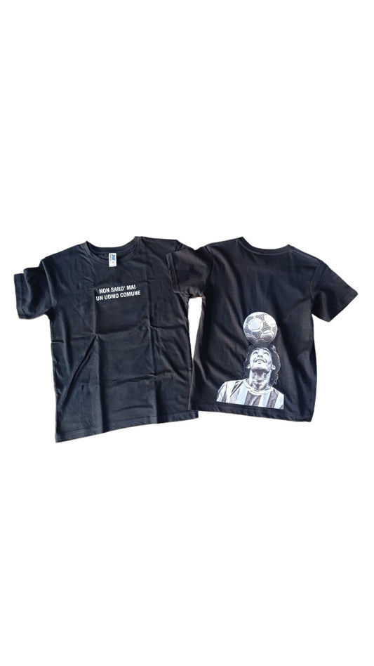 T-SHIRT BAMBINO MARADONA NERA