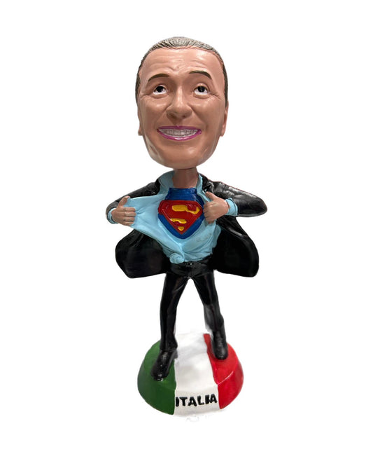 Statuetta Berlusconi SuperMan