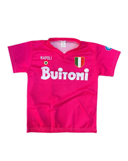 Maglia Buitoni Napoli Rosa Maradona