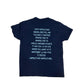 T-SHIRT NAPOLI CORO "ANEMA E CORE" BLU