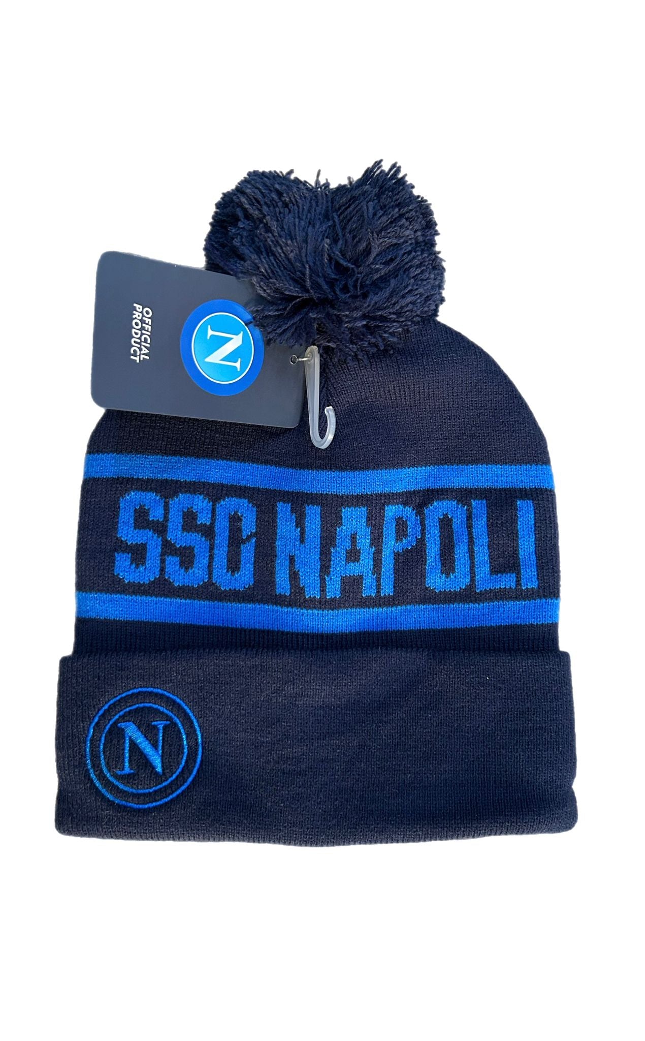 CAPPELLO LANA SSC NAPOLI OFFICIAL BLU SCURO