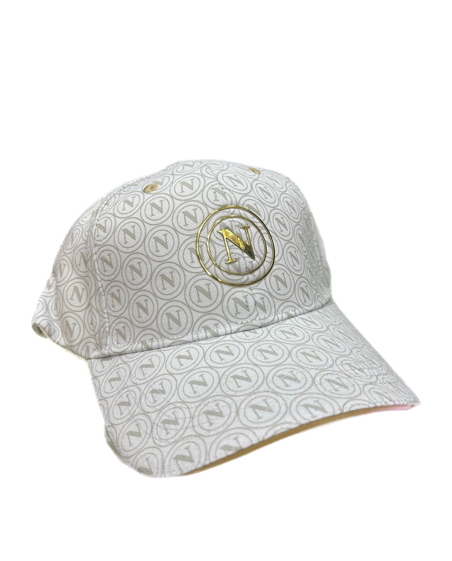 CAPPELLO SSC NAPOLI OFFICIAL BIANCO ORO