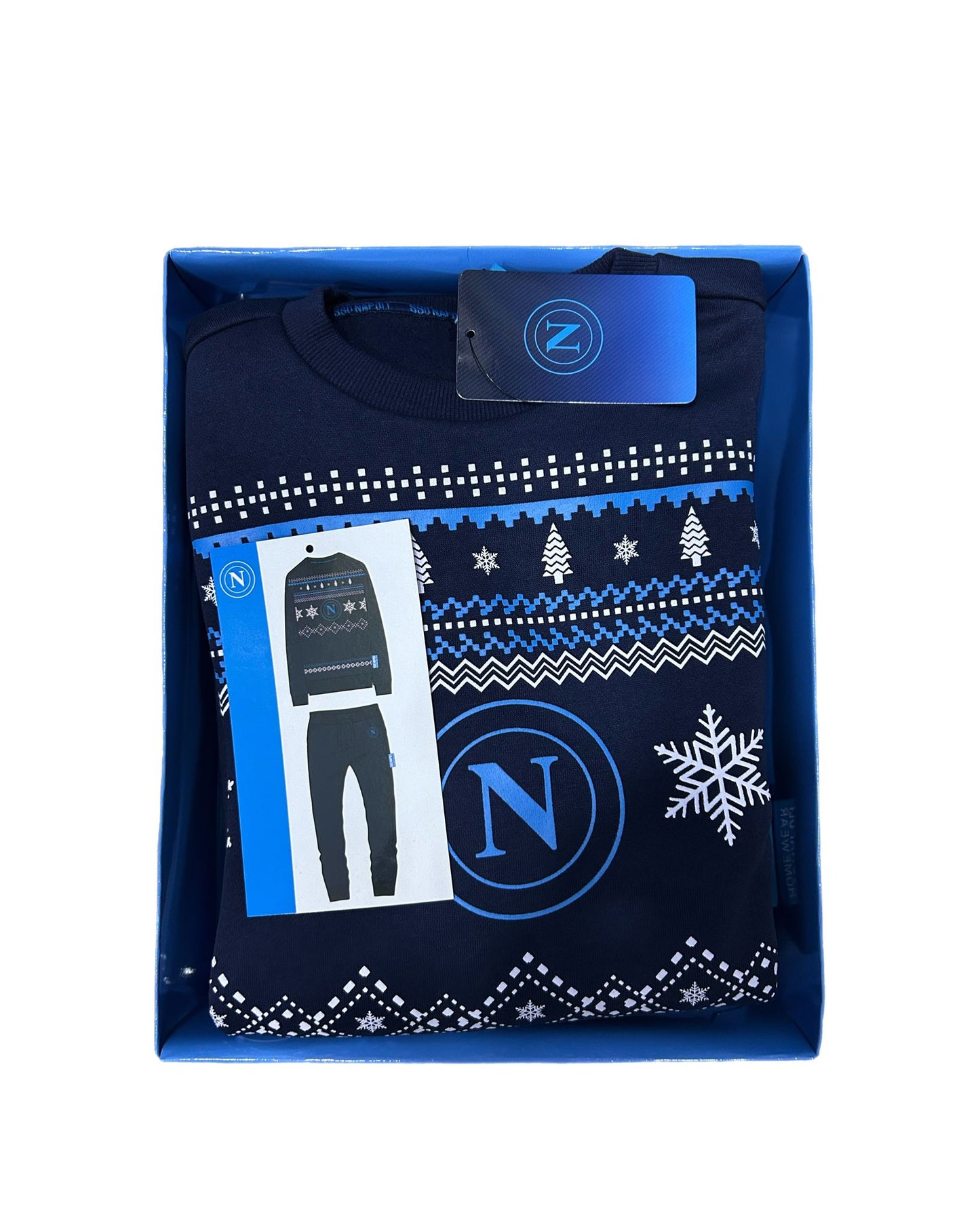 TUTA NAPOLI MODELLO NATALE OFFICIAL SSC NAPOLI BLU SCURO