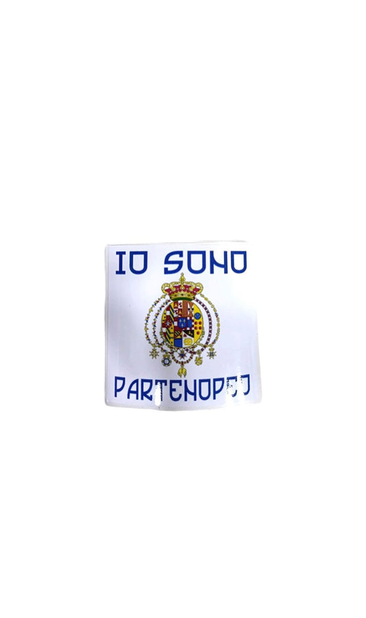 Adesivo" Io sono Partenopeo"