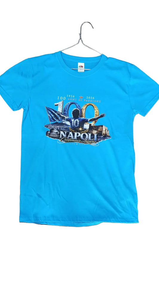 T-SHIRT CENTENARIO AZZURRA