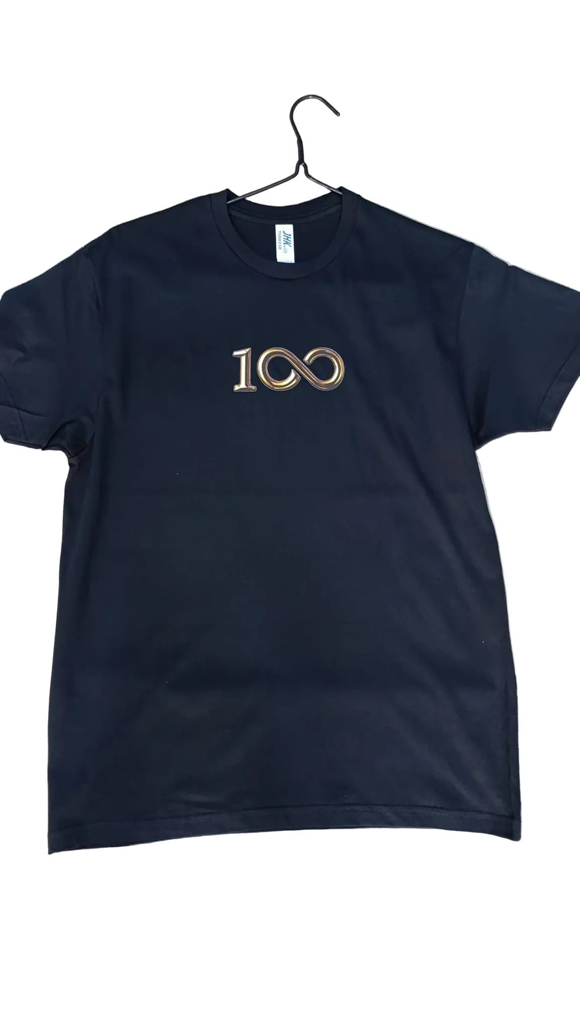 T-SHIRT 100 ANNI CORO NERA