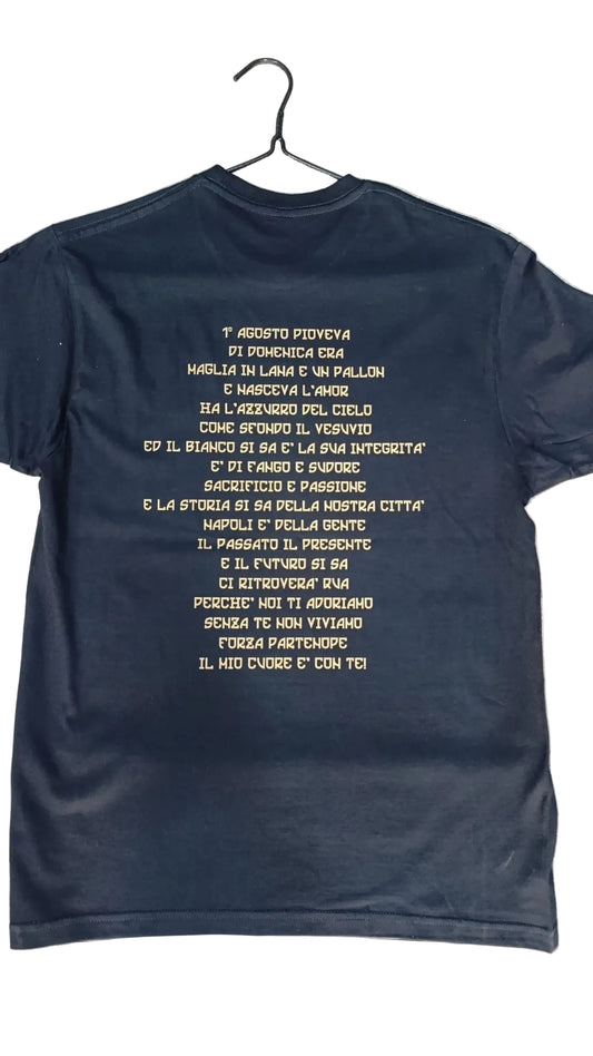 T-SHIRT 100 ANNI CORO NERA