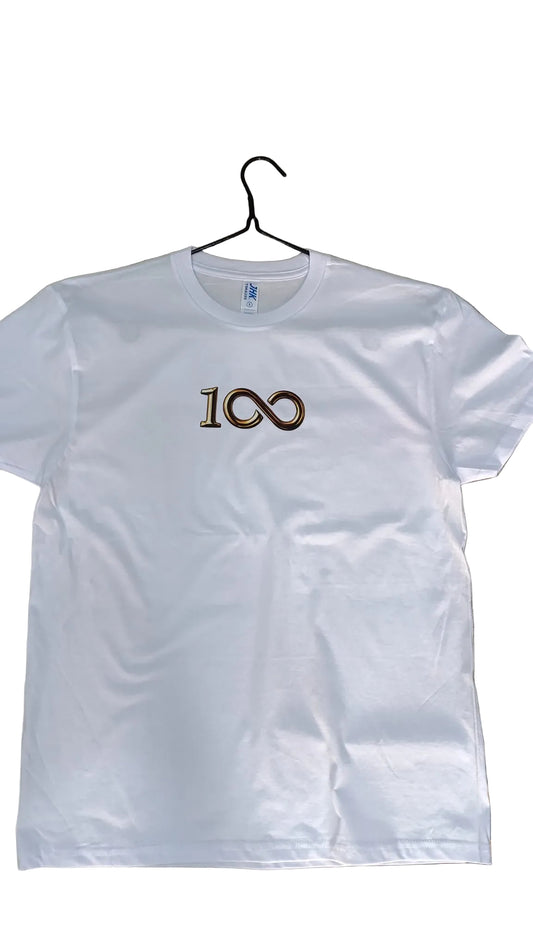 T-SHIRT 100 ANNI CORO BIANCA