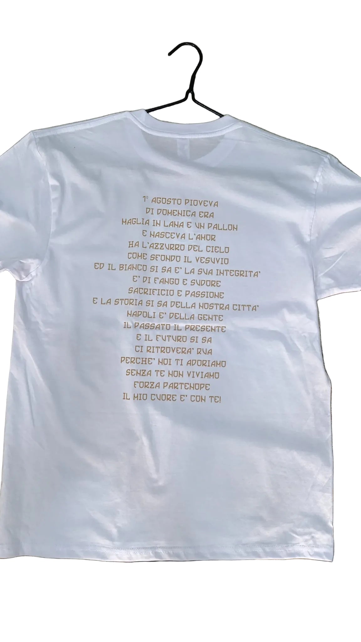 T-SHIRT 100 ANNI CORO BIANCA