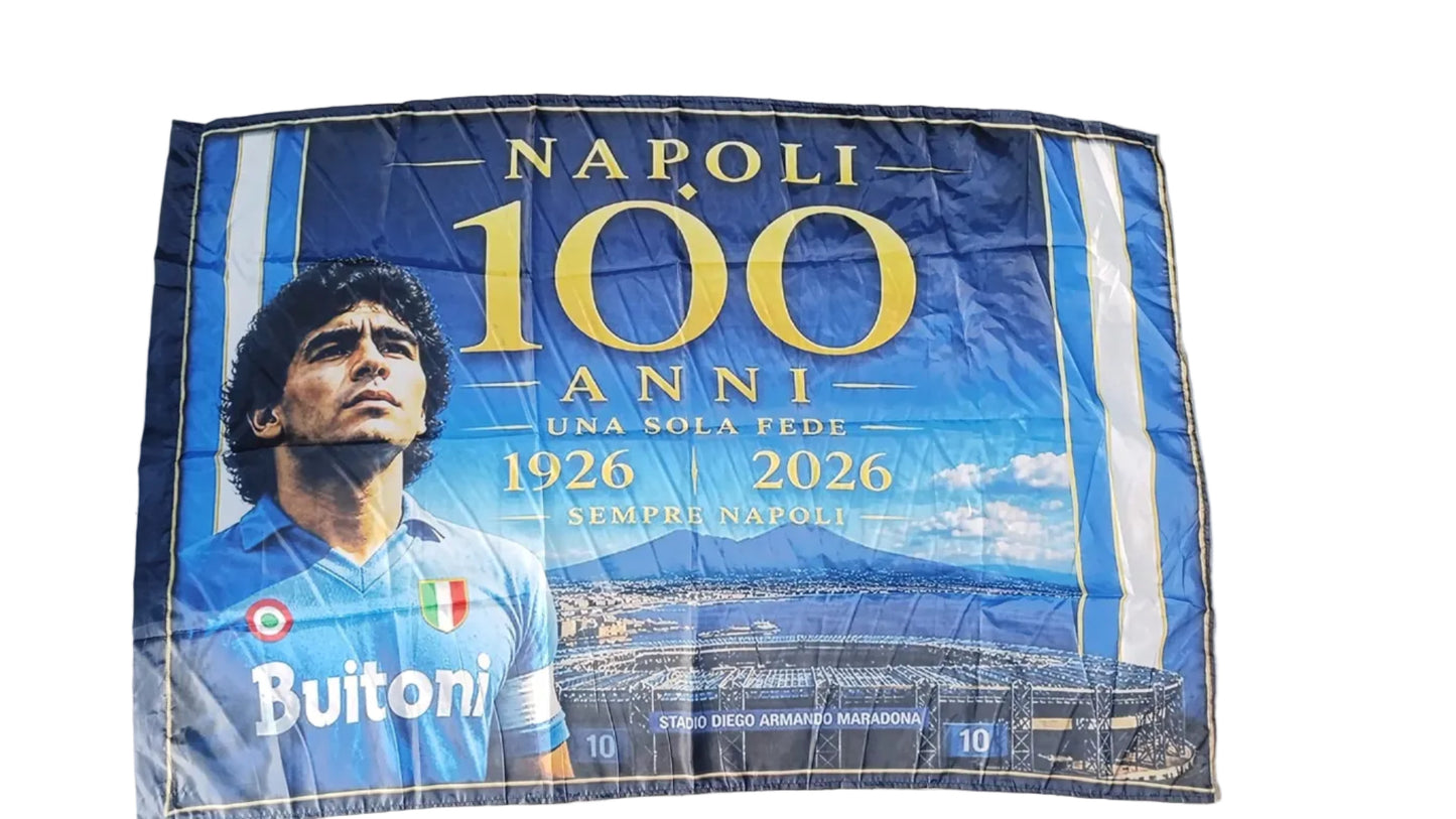 BANDIERA MARADONA 100 ANNI