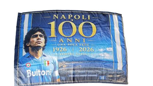 BANDIERA MARADONA 100 ANNI